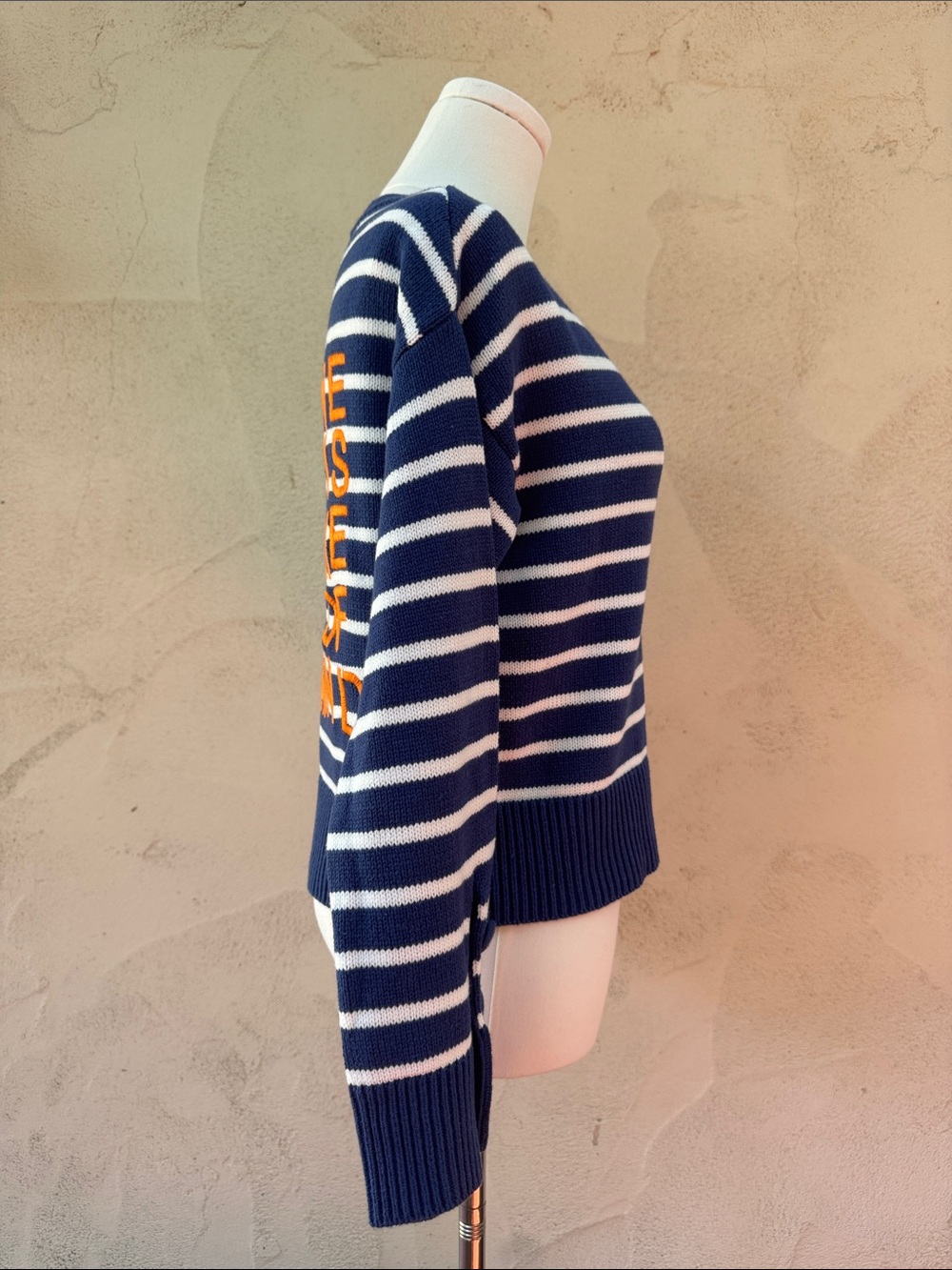 Kerri Rosenthal Sunshine Is a State of Mind Embroidered V-Neck Sweater Size XS - Picture 3 of 12